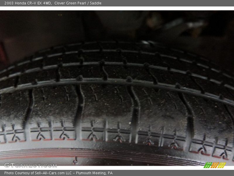 Clover Green Pearl / Saddle 2003 Honda CR-V EX 4WD