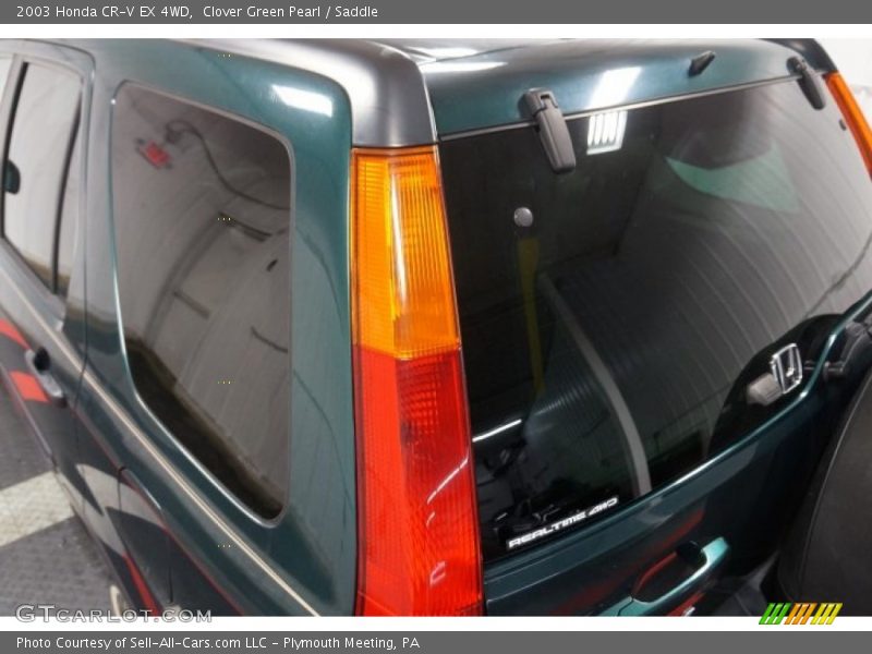 Clover Green Pearl / Saddle 2003 Honda CR-V EX 4WD