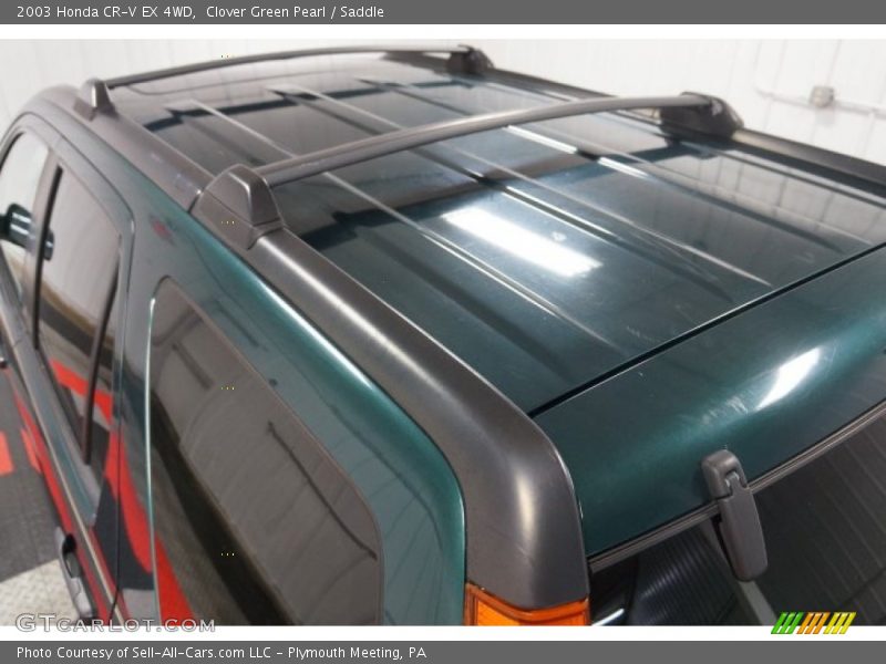 Clover Green Pearl / Saddle 2003 Honda CR-V EX 4WD