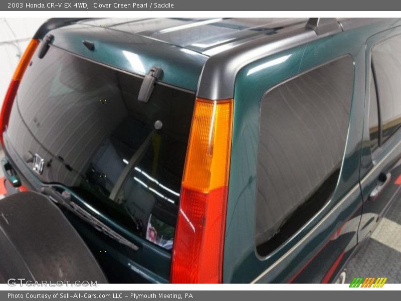 Clover Green Pearl / Saddle 2003 Honda CR-V EX 4WD