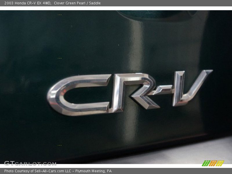 Clover Green Pearl / Saddle 2003 Honda CR-V EX 4WD