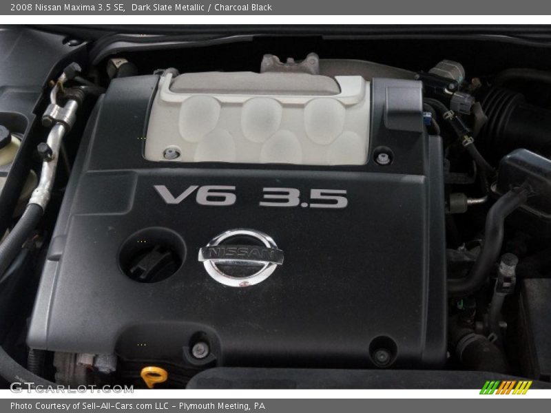 Dark Slate Metallic / Charcoal Black 2008 Nissan Maxima 3.5 SE