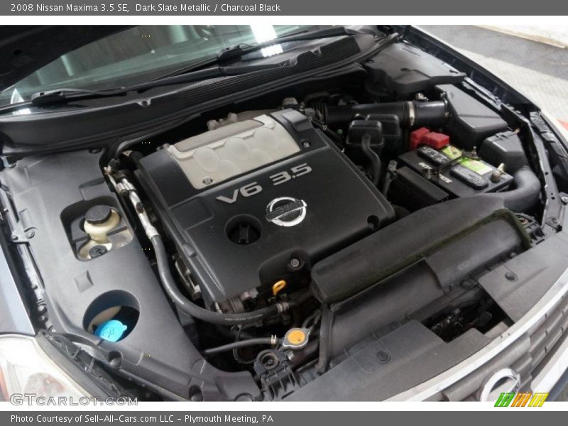 Dark Slate Metallic / Charcoal Black 2008 Nissan Maxima 3.5 SE