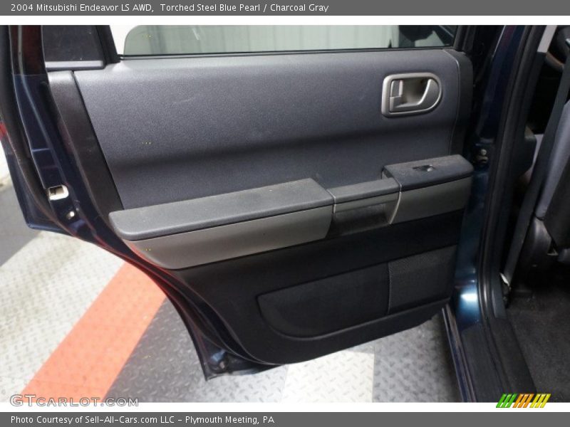 Torched Steel Blue Pearl / Charcoal Gray 2004 Mitsubishi Endeavor LS AWD