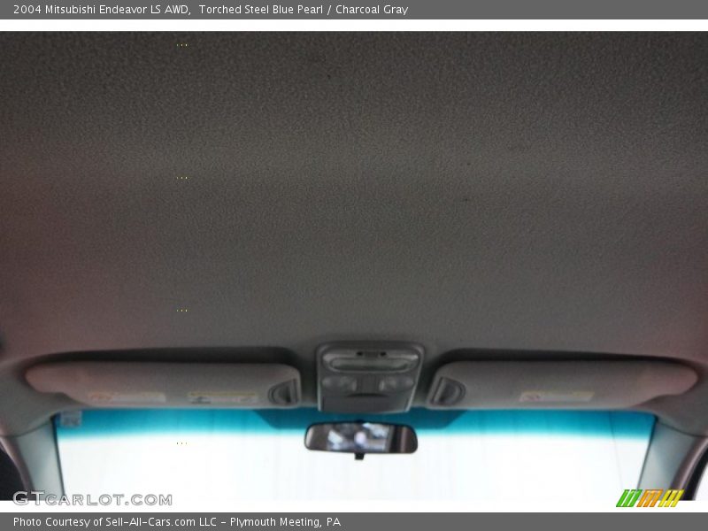 Torched Steel Blue Pearl / Charcoal Gray 2004 Mitsubishi Endeavor LS AWD