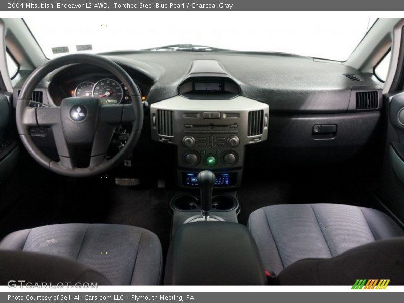 Torched Steel Blue Pearl / Charcoal Gray 2004 Mitsubishi Endeavor LS AWD