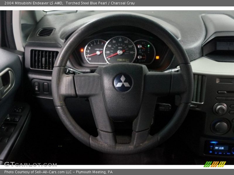 Torched Steel Blue Pearl / Charcoal Gray 2004 Mitsubishi Endeavor LS AWD