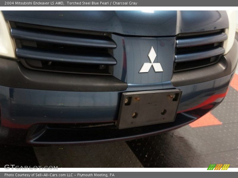 Torched Steel Blue Pearl / Charcoal Gray 2004 Mitsubishi Endeavor LS AWD