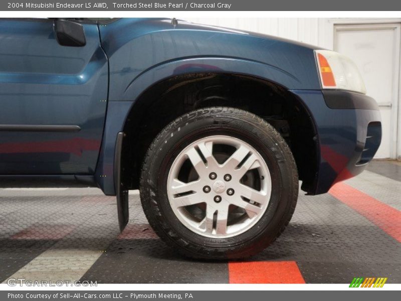 Torched Steel Blue Pearl / Charcoal Gray 2004 Mitsubishi Endeavor LS AWD