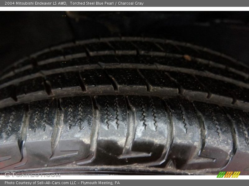 Torched Steel Blue Pearl / Charcoal Gray 2004 Mitsubishi Endeavor LS AWD