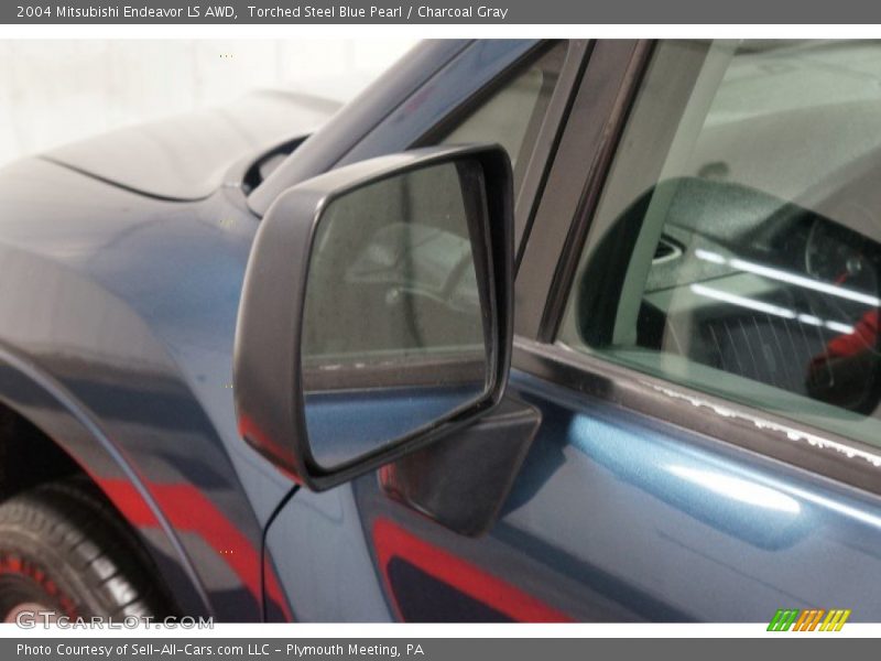 Torched Steel Blue Pearl / Charcoal Gray 2004 Mitsubishi Endeavor LS AWD