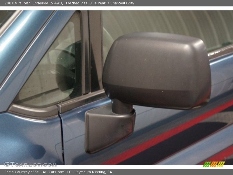Torched Steel Blue Pearl / Charcoal Gray 2004 Mitsubishi Endeavor LS AWD