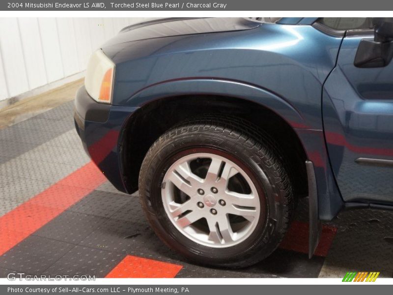 Torched Steel Blue Pearl / Charcoal Gray 2004 Mitsubishi Endeavor LS AWD