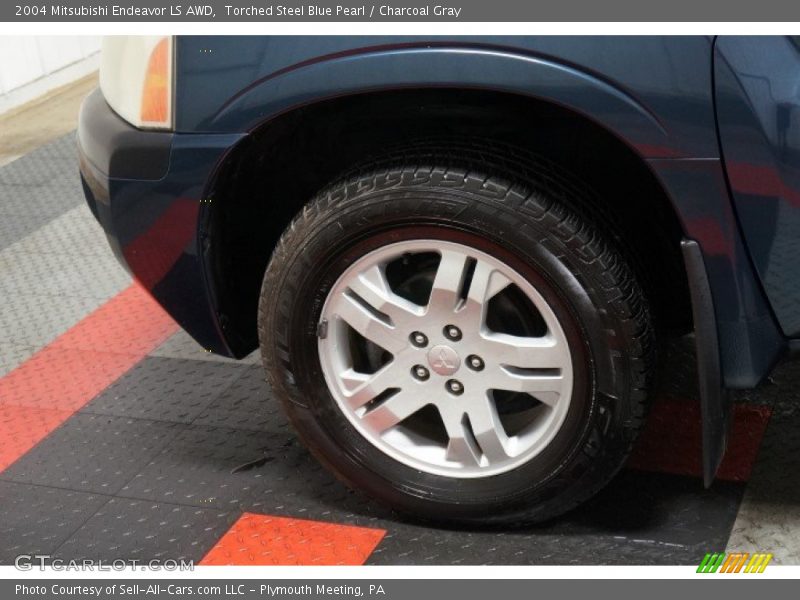 Torched Steel Blue Pearl / Charcoal Gray 2004 Mitsubishi Endeavor LS AWD