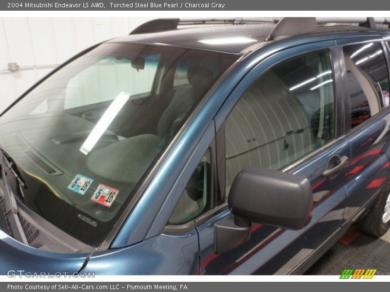 Torched Steel Blue Pearl / Charcoal Gray 2004 Mitsubishi Endeavor LS AWD