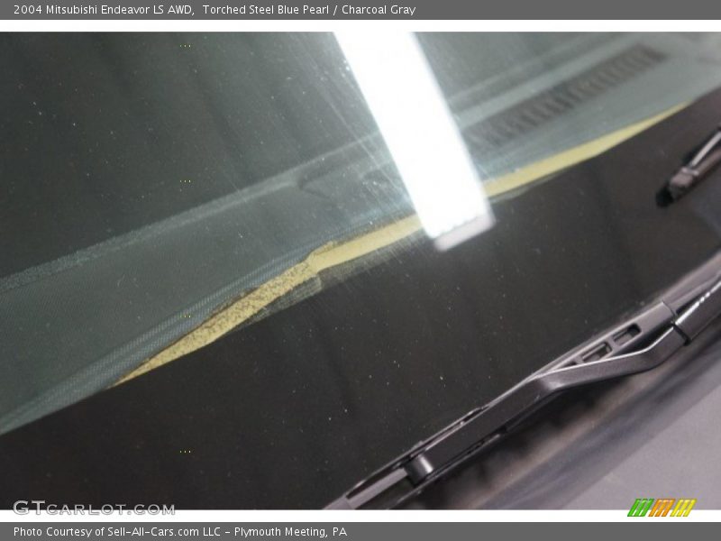 Torched Steel Blue Pearl / Charcoal Gray 2004 Mitsubishi Endeavor LS AWD