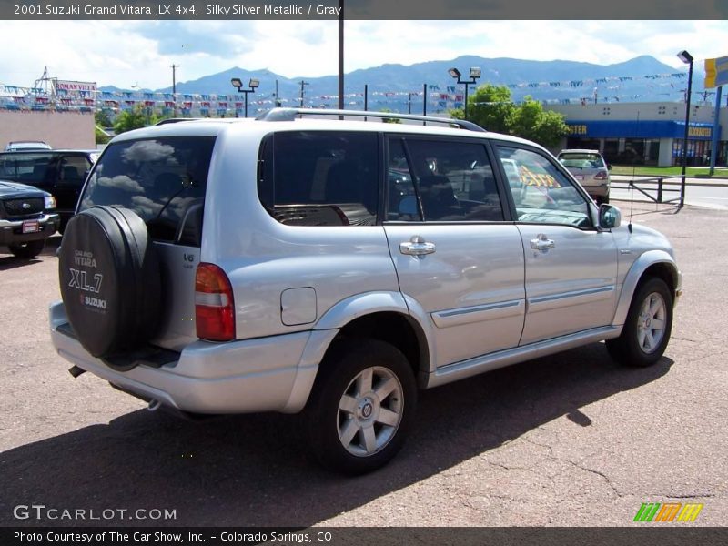 Silky Silver Metallic / Gray 2001 Suzuki Grand Vitara JLX 4x4