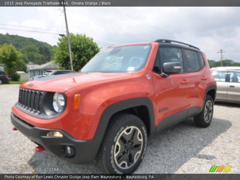 Omaha Orange / Black 2015 Jeep Renegade Trailhawk 4x4