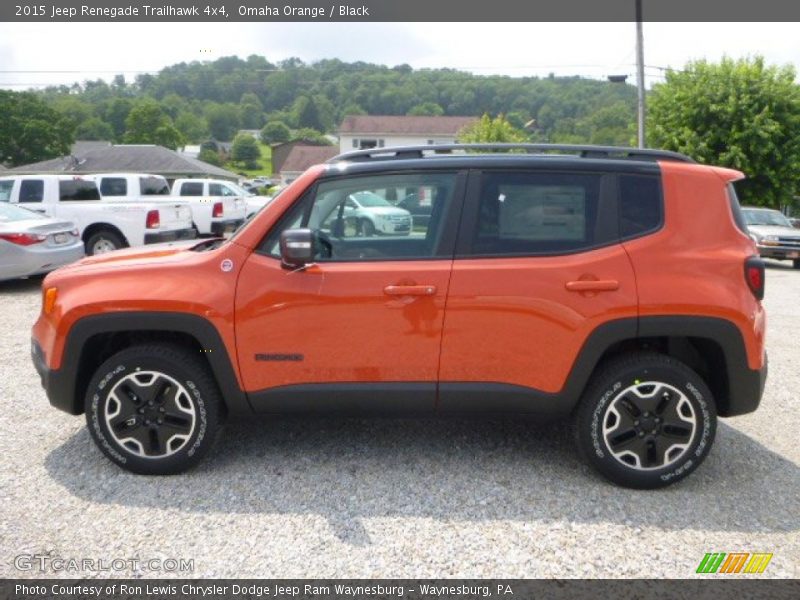 Omaha Orange / Black 2015 Jeep Renegade Trailhawk 4x4