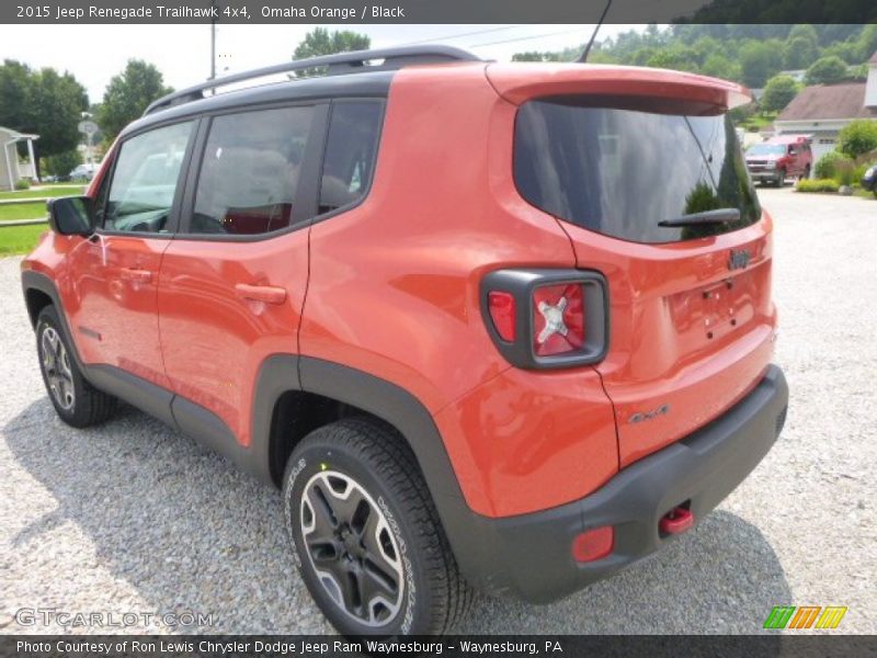 Omaha Orange / Black 2015 Jeep Renegade Trailhawk 4x4