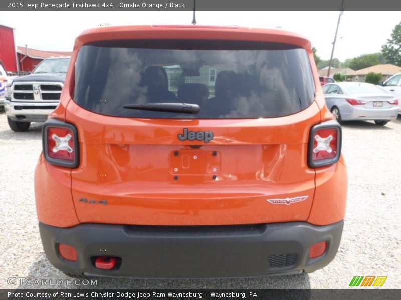 Omaha Orange / Black 2015 Jeep Renegade Trailhawk 4x4