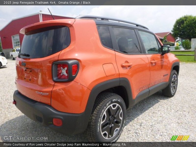 Omaha Orange / Black 2015 Jeep Renegade Trailhawk 4x4