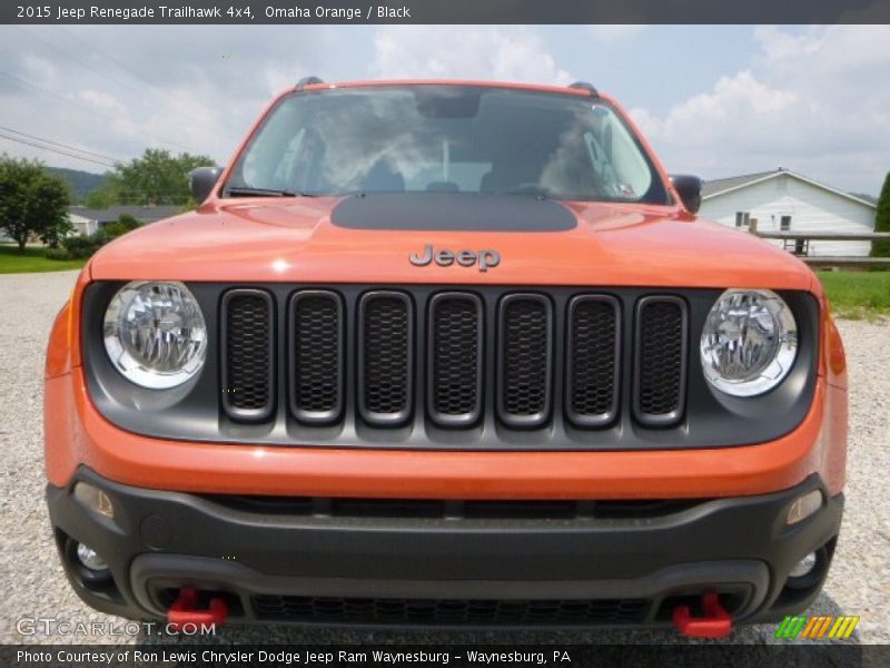 Omaha Orange / Black 2015 Jeep Renegade Trailhawk 4x4