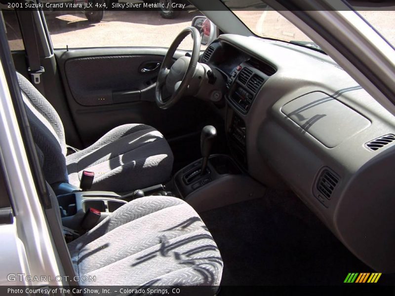 Silky Silver Metallic / Gray 2001 Suzuki Grand Vitara JLX 4x4