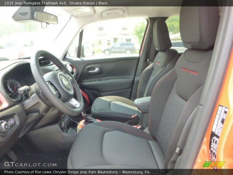 Omaha Orange / Black 2015 Jeep Renegade Trailhawk 4x4