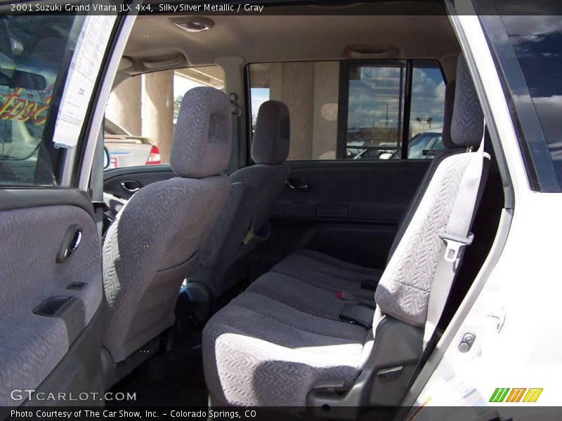 Silky Silver Metallic / Gray 2001 Suzuki Grand Vitara JLX 4x4