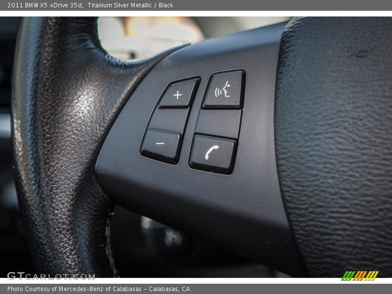 Titanium Silver Metallic / Black 2011 BMW X5 xDrive 35d
