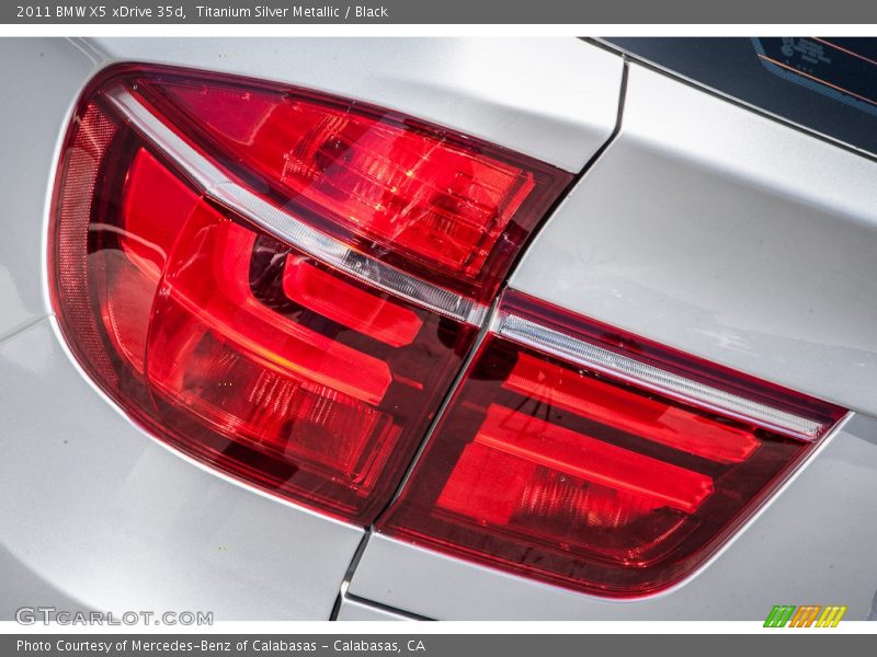 Titanium Silver Metallic / Black 2011 BMW X5 xDrive 35d