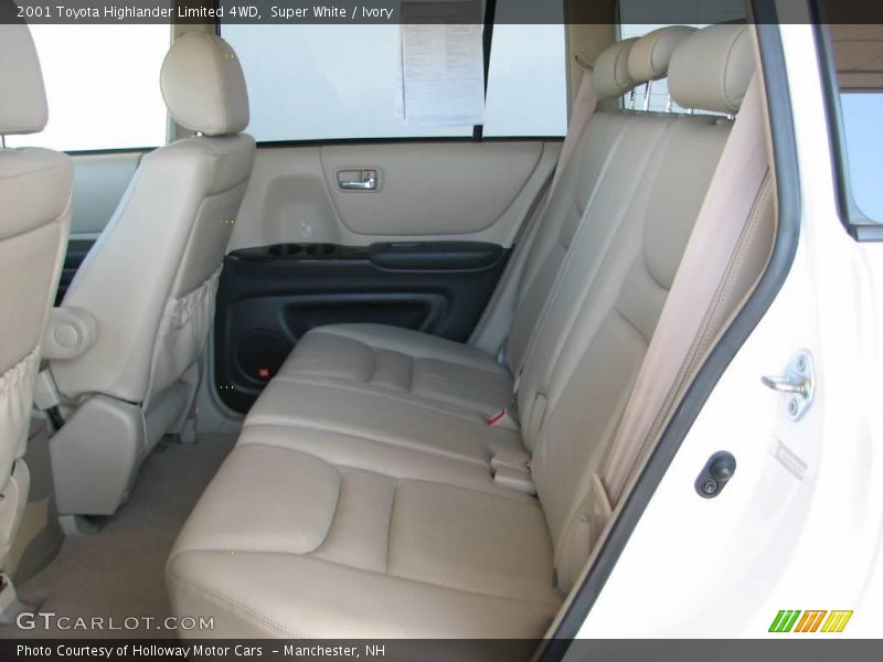Super White / Ivory 2001 Toyota Highlander Limited 4WD