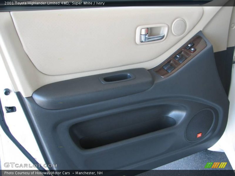 Super White / Ivory 2001 Toyota Highlander Limited 4WD