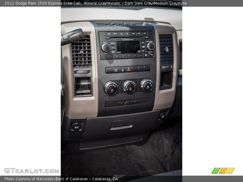Mineral Gray Metallic / Dark Slate Gray/Medium Graystone 2012 Dodge Ram 1500 Express Crew Cab
