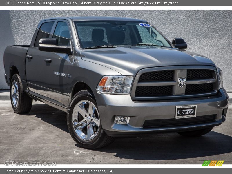 Mineral Gray Metallic / Dark Slate Gray/Medium Graystone 2012 Dodge Ram 1500 Express Crew Cab