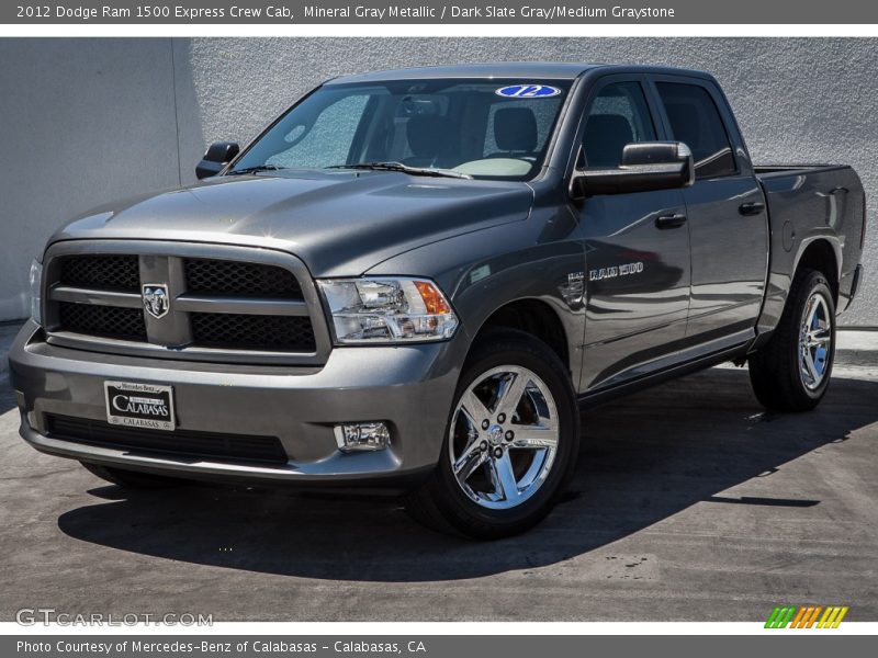 Mineral Gray Metallic / Dark Slate Gray/Medium Graystone 2012 Dodge Ram 1500 Express Crew Cab