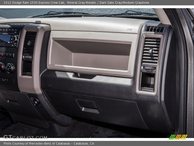 Mineral Gray Metallic / Dark Slate Gray/Medium Graystone 2012 Dodge Ram 1500 Express Crew Cab
