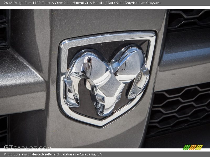 Mineral Gray Metallic / Dark Slate Gray/Medium Graystone 2012 Dodge Ram 1500 Express Crew Cab