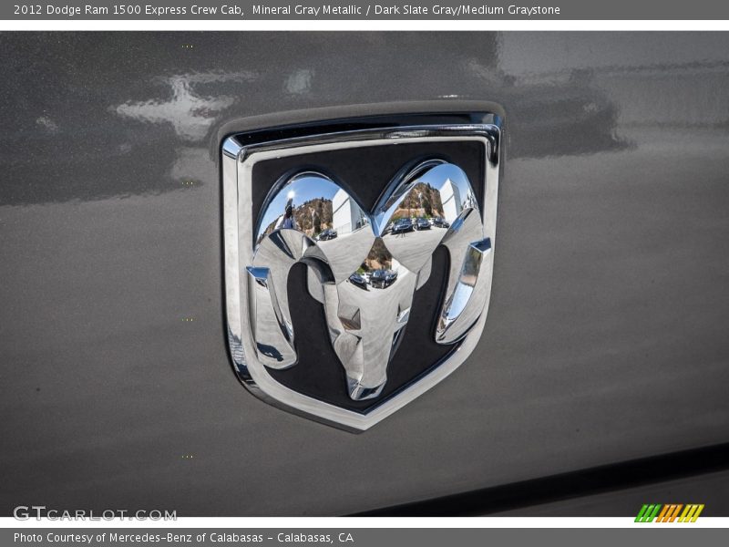 Mineral Gray Metallic / Dark Slate Gray/Medium Graystone 2012 Dodge Ram 1500 Express Crew Cab