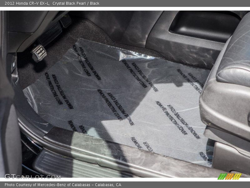 Crystal Black Pearl / Black 2012 Honda CR-V EX-L