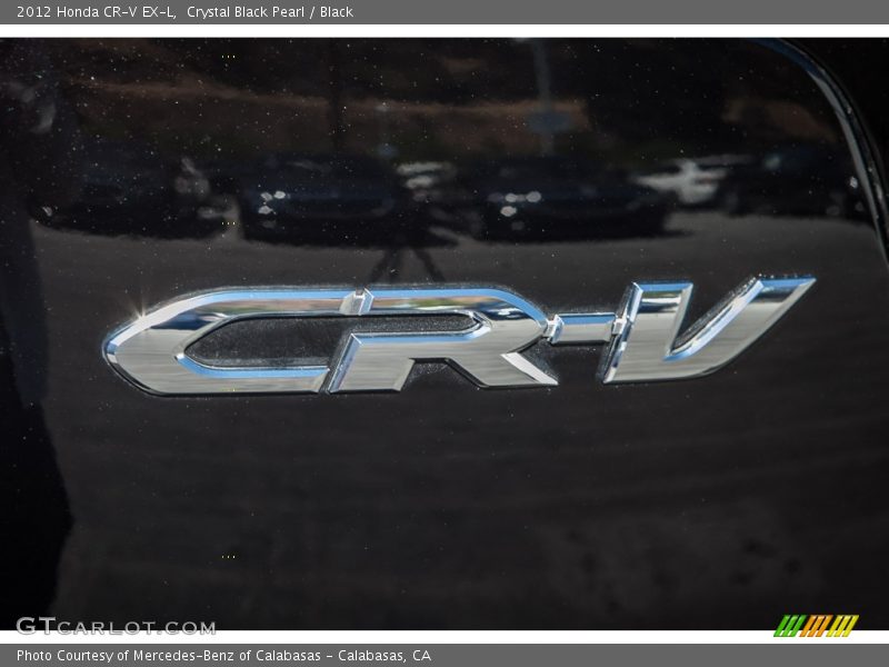 Crystal Black Pearl / Black 2012 Honda CR-V EX-L