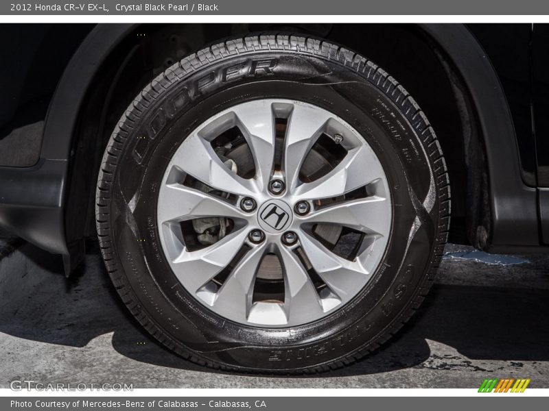 Crystal Black Pearl / Black 2012 Honda CR-V EX-L