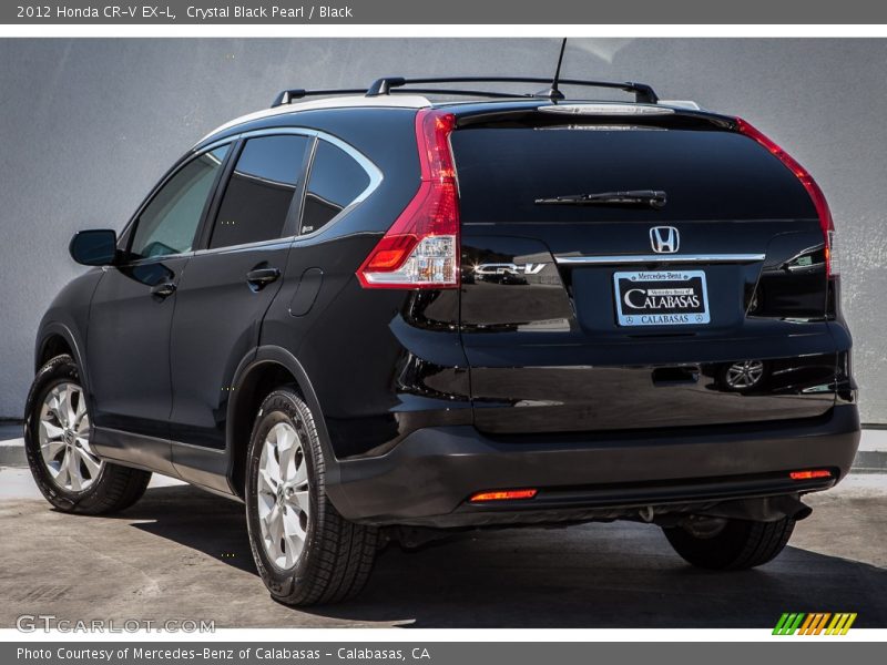 Crystal Black Pearl / Black 2012 Honda CR-V EX-L