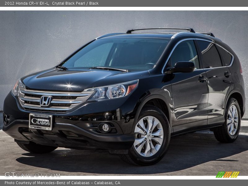 Crystal Black Pearl / Black 2012 Honda CR-V EX-L