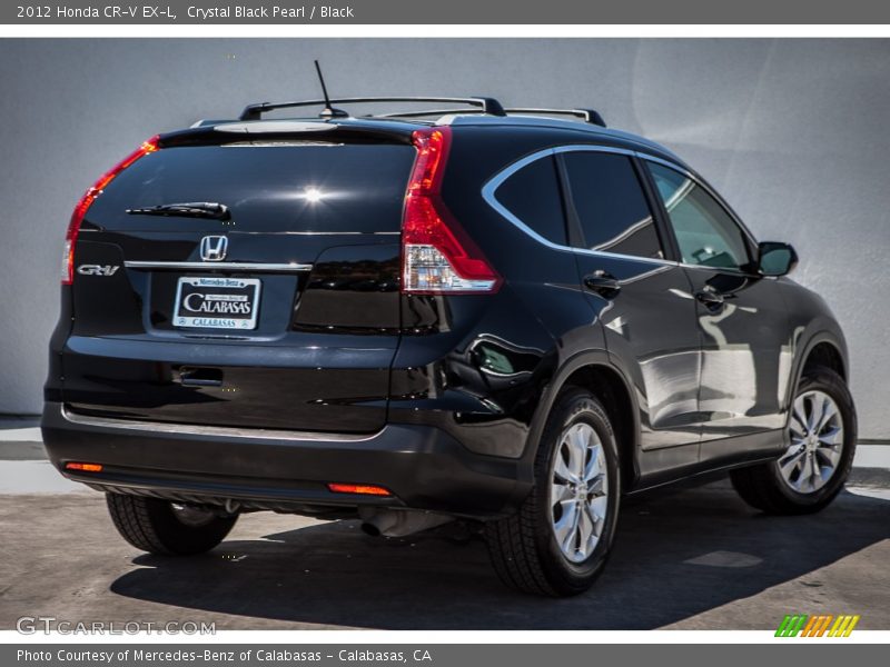 Crystal Black Pearl / Black 2012 Honda CR-V EX-L