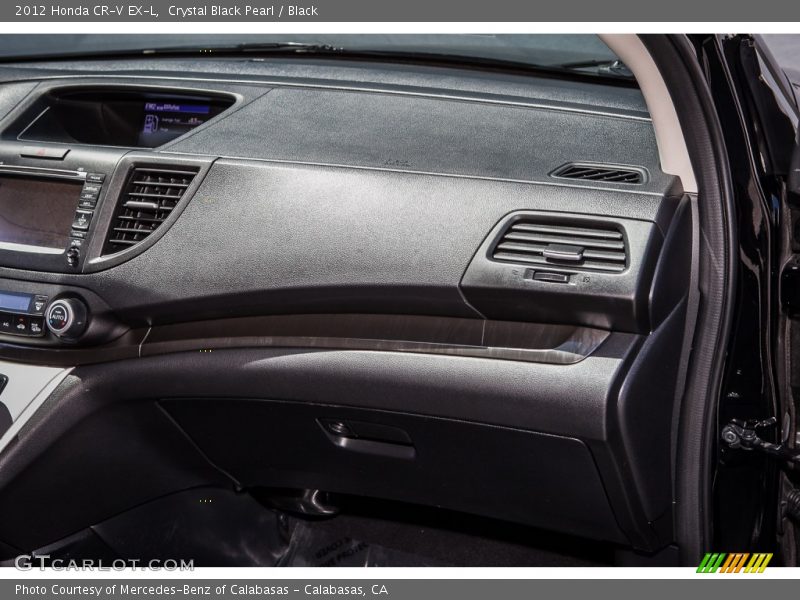 Crystal Black Pearl / Black 2012 Honda CR-V EX-L