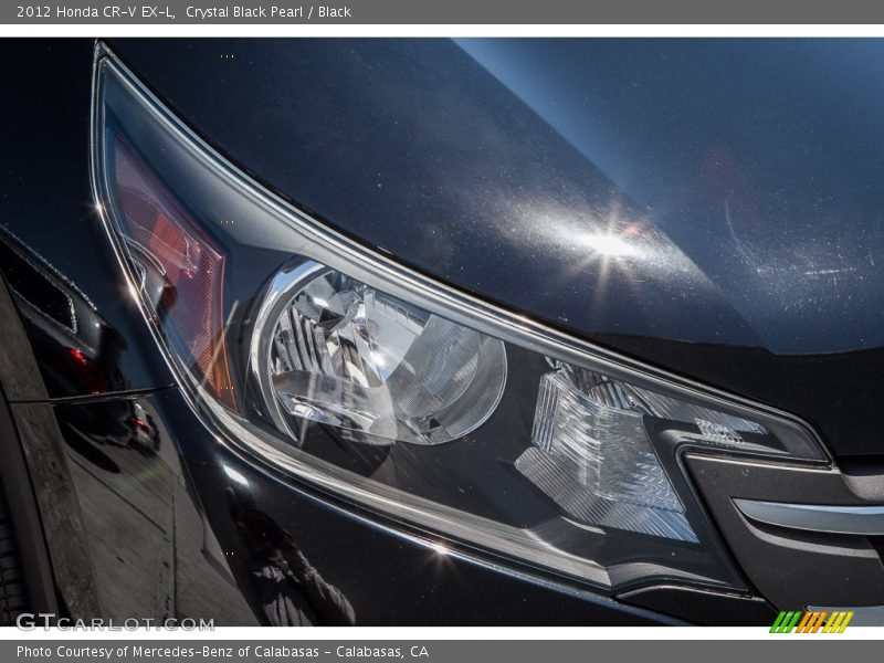 Crystal Black Pearl / Black 2012 Honda CR-V EX-L