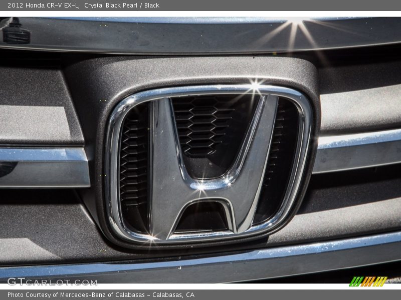 Crystal Black Pearl / Black 2012 Honda CR-V EX-L
