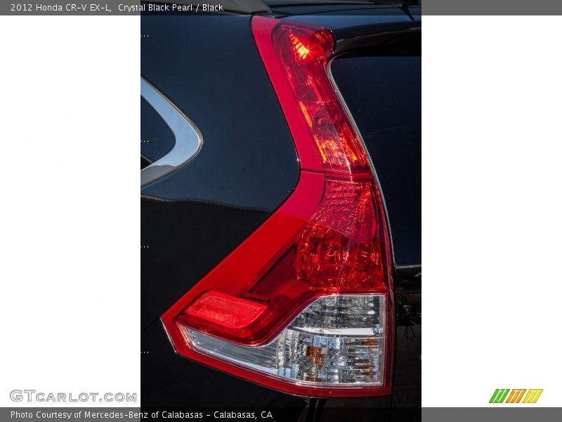 Crystal Black Pearl / Black 2012 Honda CR-V EX-L